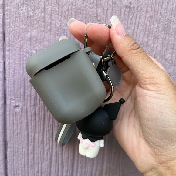 Kuromi Keychain and AirPods Case - Picture 3 of 6